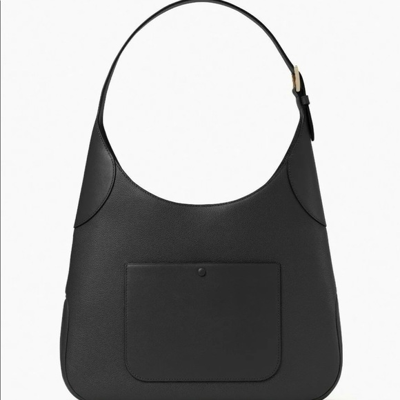 Kate Spade Aster Black Leather Shoulder Bag WKR00567 NWT - Picture 5 of 5